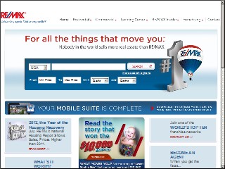 Web site www.remax.com, Re/Max Assoc