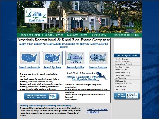 Web site www.unitedcountry.com, United Country/Team Runkle
